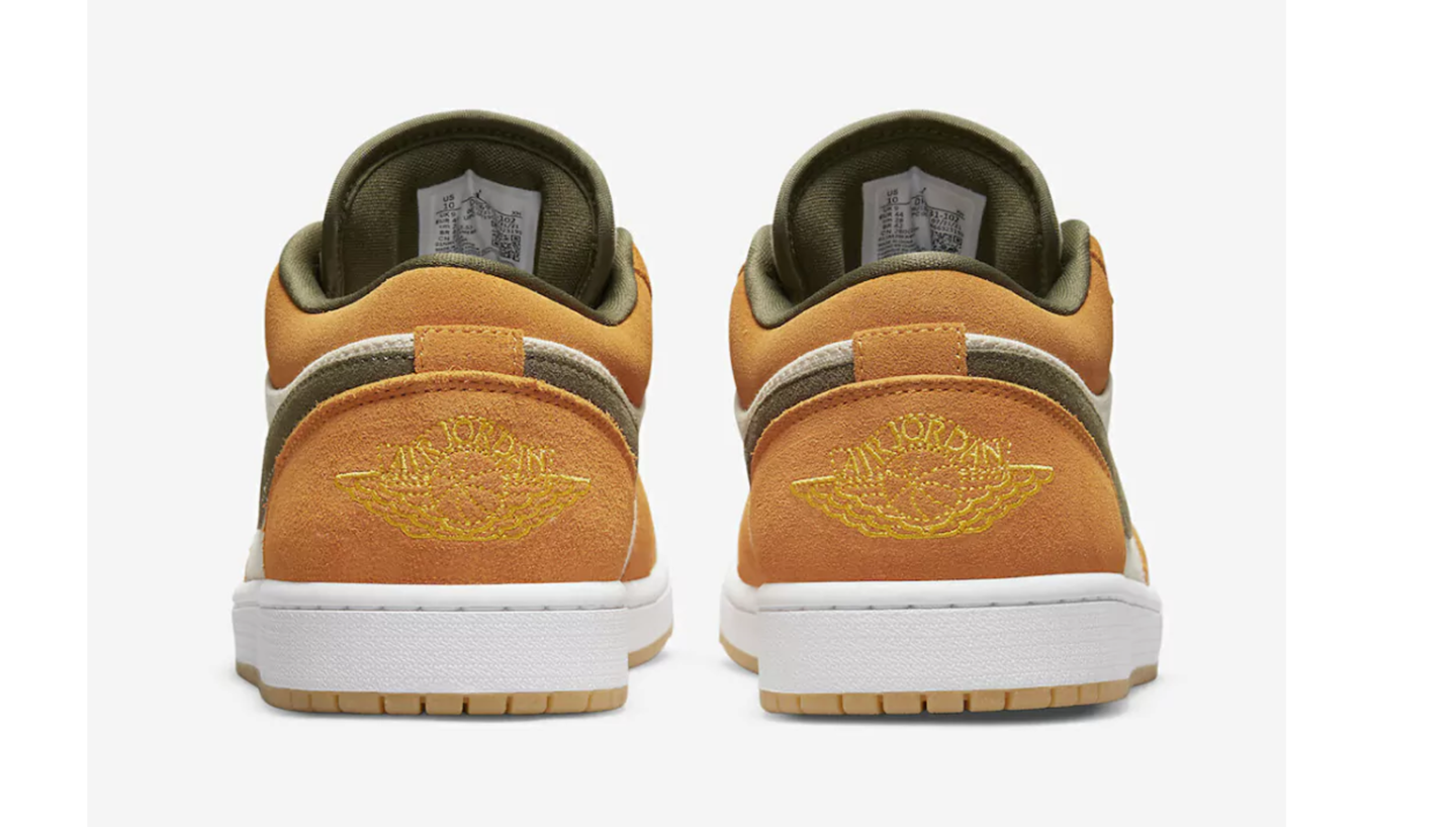 Air Jordan 1 low Light curry