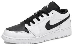 Air Jordan 1 low White Black GS 2