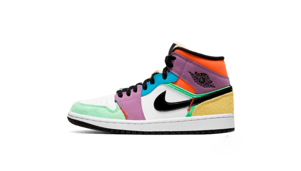 Air Jordan 1 mid Multi Color Wmns