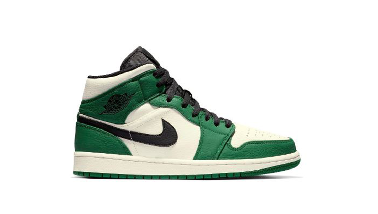 Air Jordan 1 mid pine green