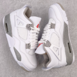 Air jordan 4 retro white tech2