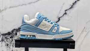 louis vuitton trainer blue white4