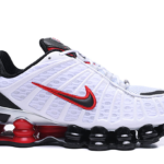 nike shox branco vermelho