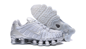 nike shox metalic silver