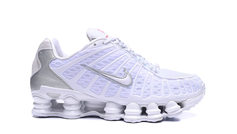 nike shox triple white