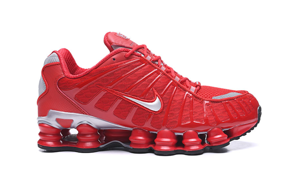 nike shox vermelho