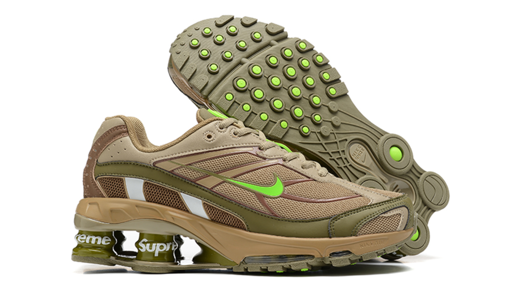 supreme nike shox neutral olive5