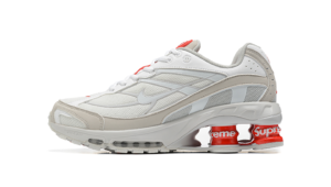 supreme nike shox white