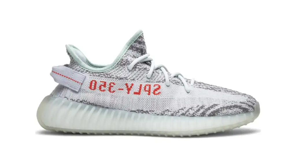 yeezy 350 blue tint 3