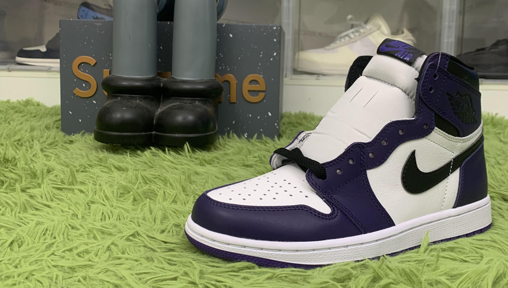 Jordan 1 Retro High Court Purple White3